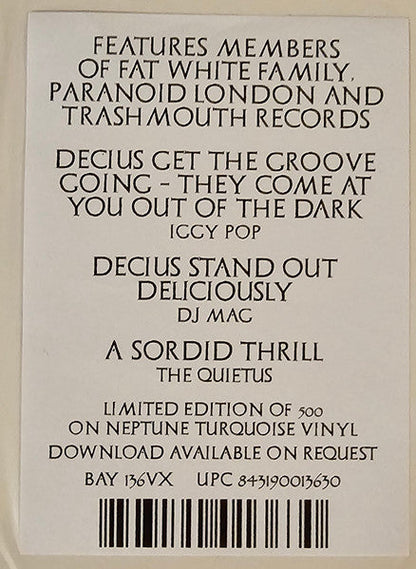 Decius - Decius Vol. II (Splendour & Obedience)(TURQUOISE VINYL) | Mint (M) Mint (M)-