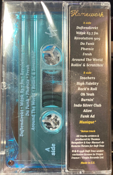 Daft Punk - Homework (UNOFFICIAL CASSETTE) | Mint (M) Mint (M)-