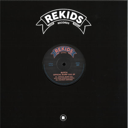Butch - Official Bump Call EP (VINYL 12" Rekids REKIDS289V) | NEW Mint (M) Mint (M)-