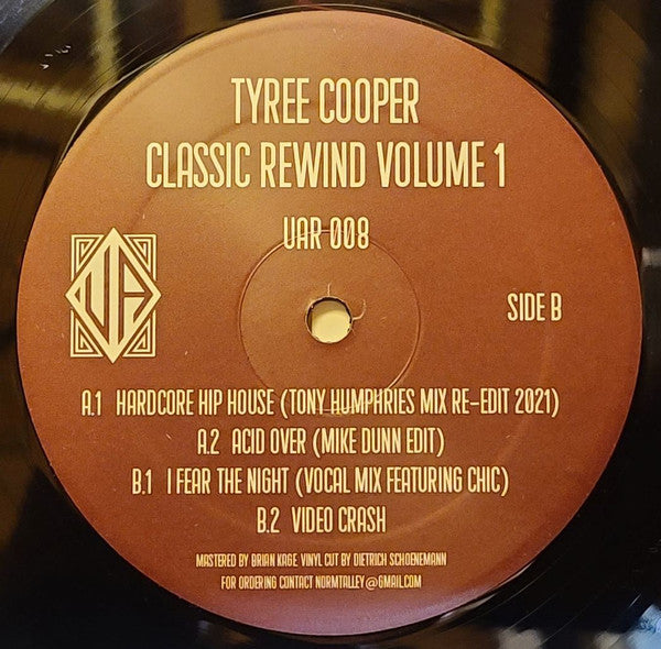 Tyree Cooper - Classic Rewind Volume 1 (12" VINYL) | Mint (M) Mint (M)-