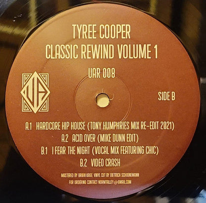 Tyree Cooper - Classic Rewind Volume 1 (12" VINYL) | Mint (M) Mint (M)-