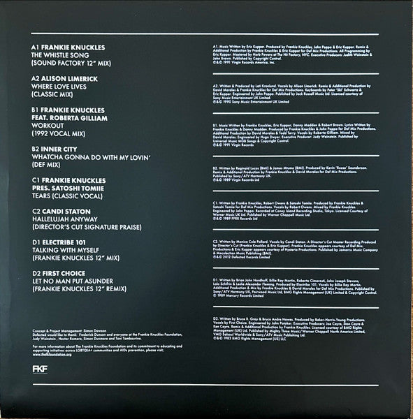 Frankie Knuckles - House Masters (Volume Two) | Mint (M) Mint (M)-