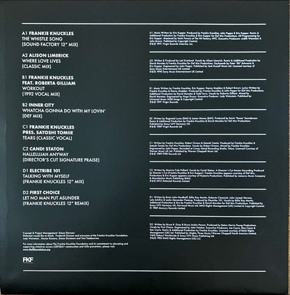 Frankie Knuckles - House Masters (Volume Two) | Mint (M) Mint (M)-