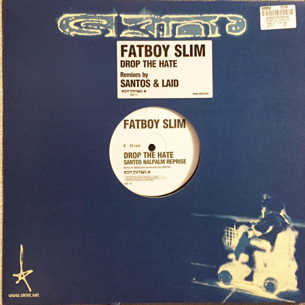 Fatboy Slim - Drop The Hate | Excellent+ (EX+) Very Good Plus (VG+)-