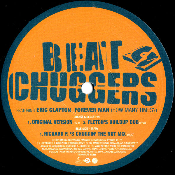 Beatchuggers - Forever Man (How Many Times?) | Excellent (EX) Very Good Plus (VG+)-