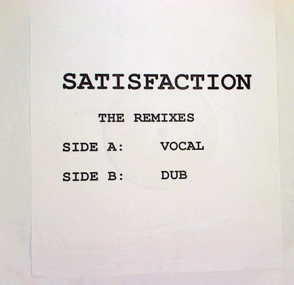 The Rolling Stones - Satisfaction (The Remixes) | Excellent (EX) Generic-