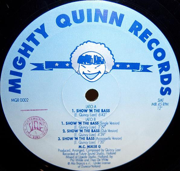 MC Miker G - Show'm The Bass | Very Good Plus (VG+) Very Good Plus (VG+)-