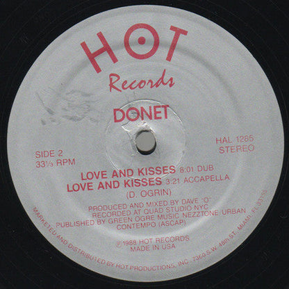 Donet - Love And Kisses | Excellent (EX) Excellent (EX)-