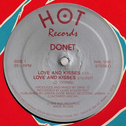 Donet - Love And Kisses | Excellent (EX) Excellent (EX)-