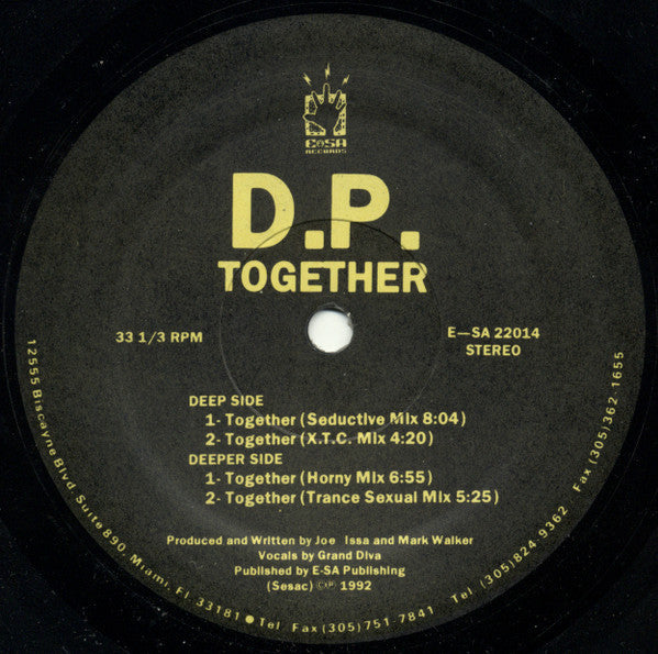 D.P. (2) - Together (VINYL) | Near Mint (NM) Near Mint (NM)-