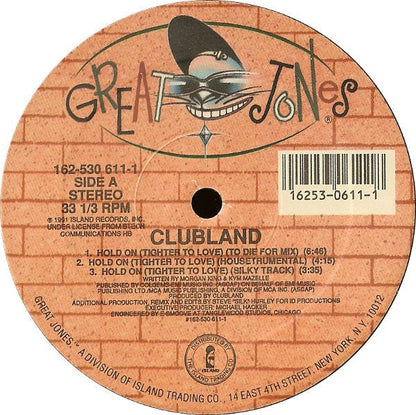 Clubland - Hold On (Tighter To Love) (VINYL) | Near Mint (NM) Near Mint (NM)-