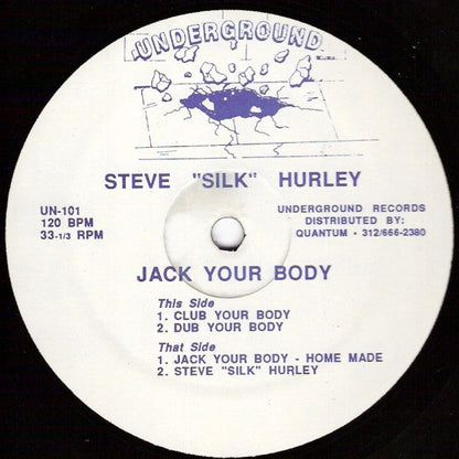 Steve "Silk" Hurley - Jack Your Body (12") | Near Mint (NM) Generic-
