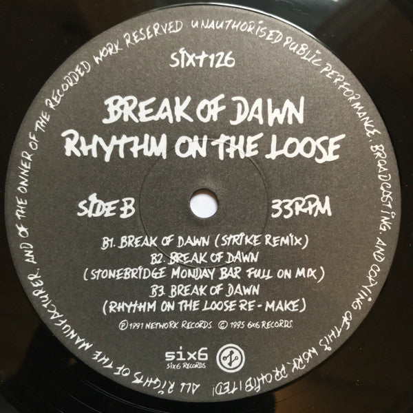 Rhythm On The Loose - Break Of Dawn | Near Mint (NM) Very Good Plus (VG+)-