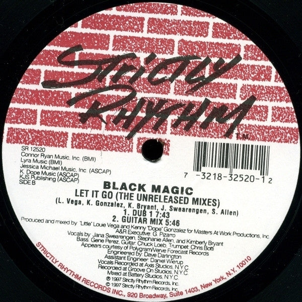 Black Magic - Let It Go (The Unreleased Mixes) (VINYL) | Near Mint (NM) Generic-