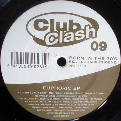 Born In The 70's - Euphoric EP | Near Mint (NM) Generic-