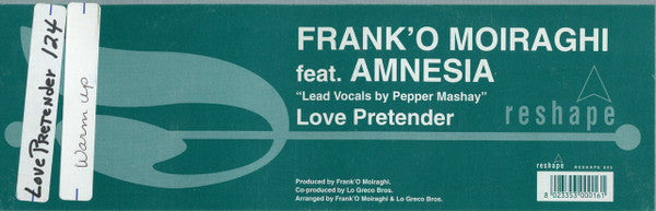 Frank 'O Moiraghi - Love Pretender (VINYL) | Near Mint (NM) Near Mint (NM)-