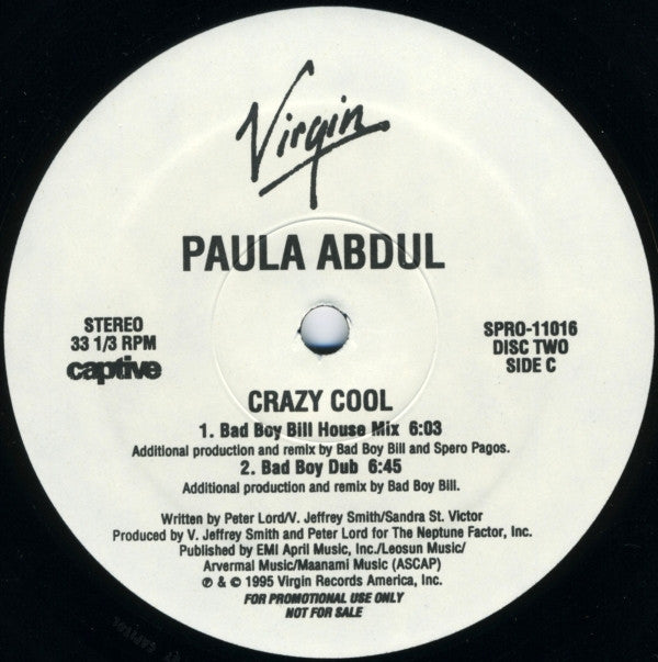 Paula Abdul - Crazy Cool | Near Mint (NM) Generic-