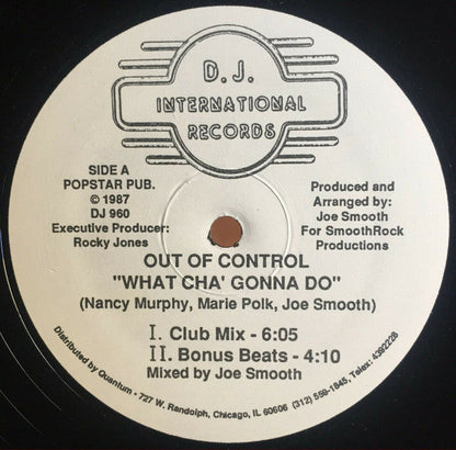 Out Of Control - What Cha' Gonna Do | Near Mint (NM) Near Mint (NM)-