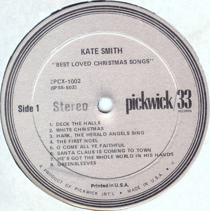 Kate Smith (2) - O Come All Ye Faithful | Near Mint (NM) Near Mint (NM)-