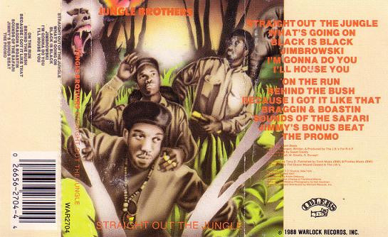 Jungle Brothers - Straight Out The Jungle *CASSETTE* | Near Mint (NM) Near Mint (NM)-