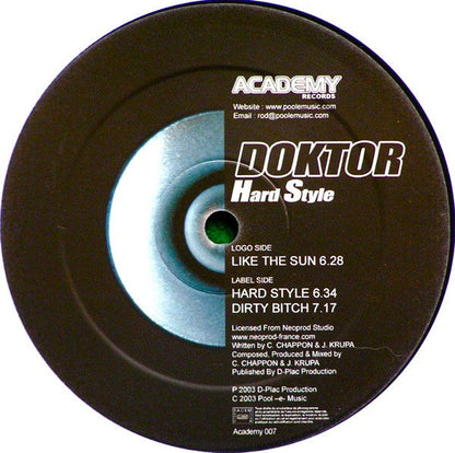 Doktor - Hard Style | Near Mint (NM) Very Good Plus (VG+)-