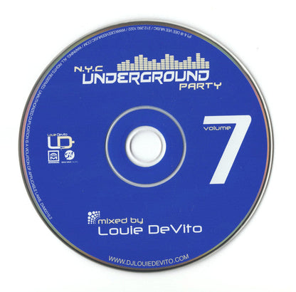 Louie Devito - N.Y.C. Underground Party Volume 7 (CD) | Near Mint (NM) Near Mint (NM)-