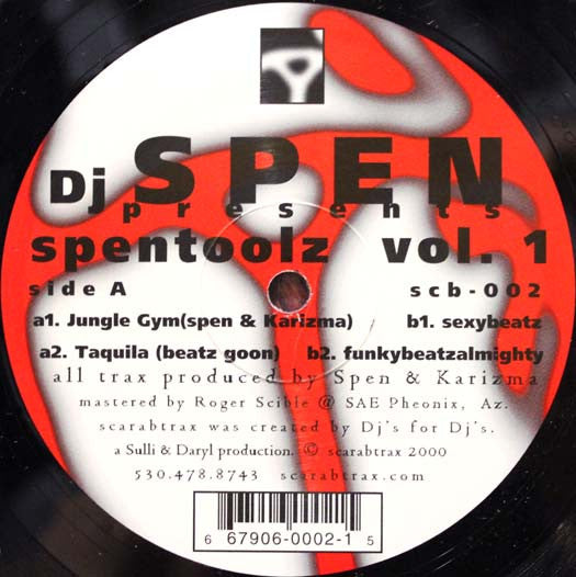 DJ Spen - Spentoolz (Vol. 1) | Near Mint (NM) Generic-