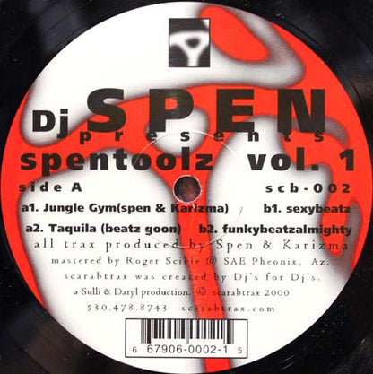 DJ Spen - Spentoolz (Vol. 1) | Near Mint (NM) Generic-