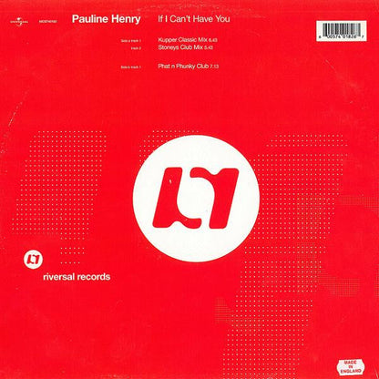 Pauline Henry - If I Can't Have You | Near Mint (NM) Near Mint (NM)-