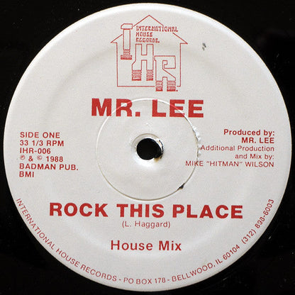 Mr. Lee - Rock This Place (12" VINYL) | Near Mint (NM) Generic-
