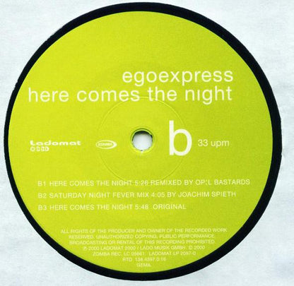 Egoexpress - Here Comes The Night | Near Mint (NM) Near Mint (NM)-