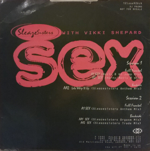 Sleaze Sisters - Sex | Near Mint (NM) Excellent (EX)-