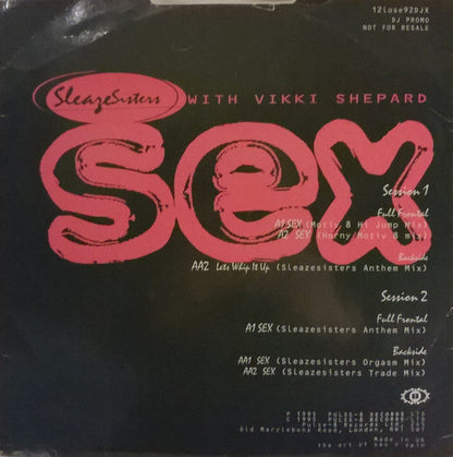 Sleaze Sisters - Sex | Near Mint (NM) Excellent (EX)-