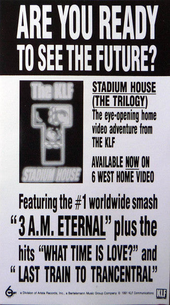 The KLF - The White Room *CASSETTE* | Near Mint (NM) Near Mint (NM)-