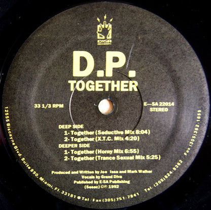 D.P. (2) - Together (VINYL) | Near Mint (NM) Near Mint (NM)-
