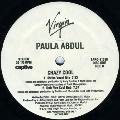 Paula Abdul - Crazy Cool | Near Mint (NM) Generic-