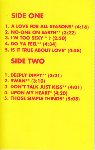 Right Said Fred - Up *CASSETTE* | Near Mint (NM) Near Mint (NM)-