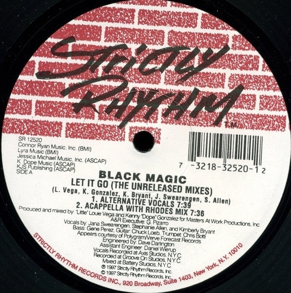 Black Magic - Let It Go (The Unreleased Mixes) (VINYL) | Near Mint (NM) Generic-