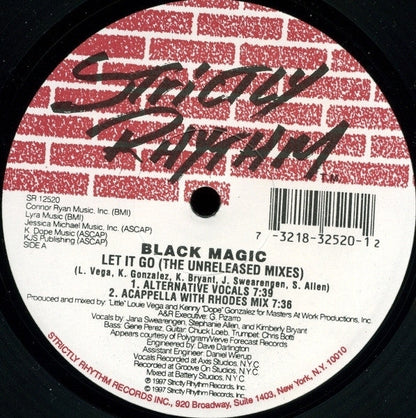 Black Magic - Let It Go (The Unreleased Mixes) (VINYL) | Near Mint (NM) Generic-
