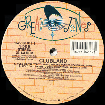 Clubland - Hold On (Tighter To Love) (VINYL) | Near Mint (NM) Near Mint (NM)-