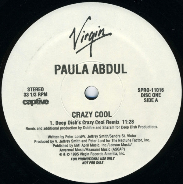 Paula Abdul - Crazy Cool | Near Mint (NM) Generic-