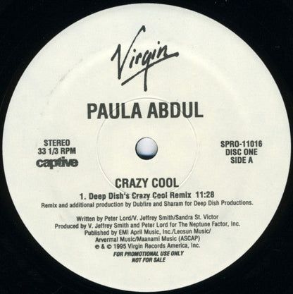 Paula Abdul - Crazy Cool | Near Mint (NM) Generic-