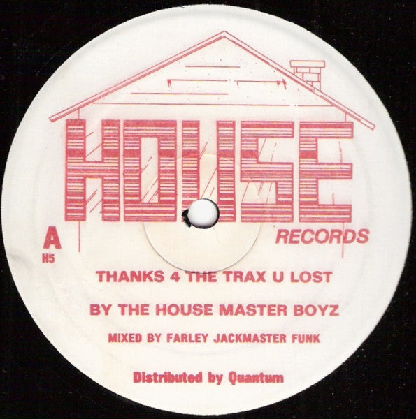 The Housemaster Boyz - Thanks 4 The Trax U Lost (12" VINYL) | Generic-