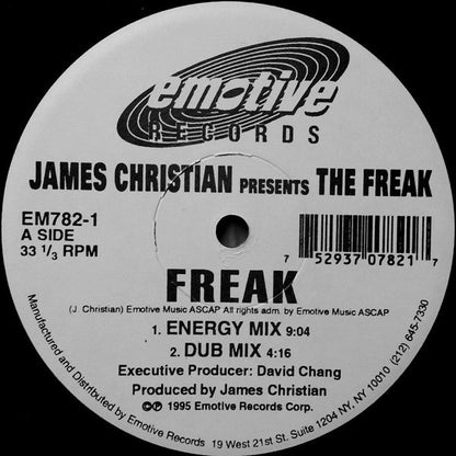 James Christian - Freak (VINYL) |-