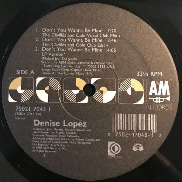 Denise Lopez - Don't You Wanna Be Mine |-