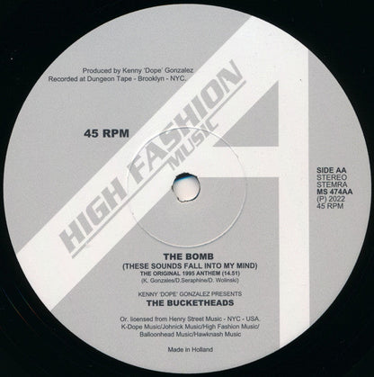 Bucketheads - The Bomb! (These Sounds Fall Into My Mind) (Massivedrum Remix) | Mint (M) Mint (M)-