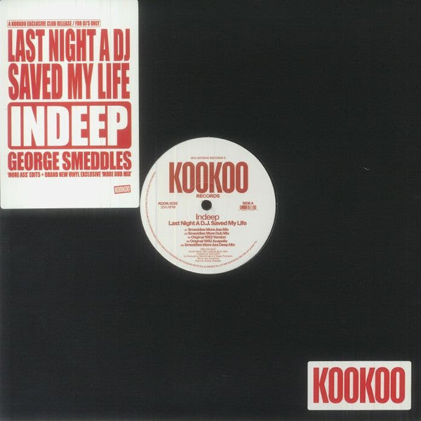 Last Night a D.J. Saved My Life (Smeddles More Ass Mix) | Mint (M) Mint (M)-