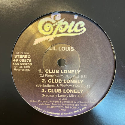 LIL LOUIS - Club Lonely | Mint (M) Generic-