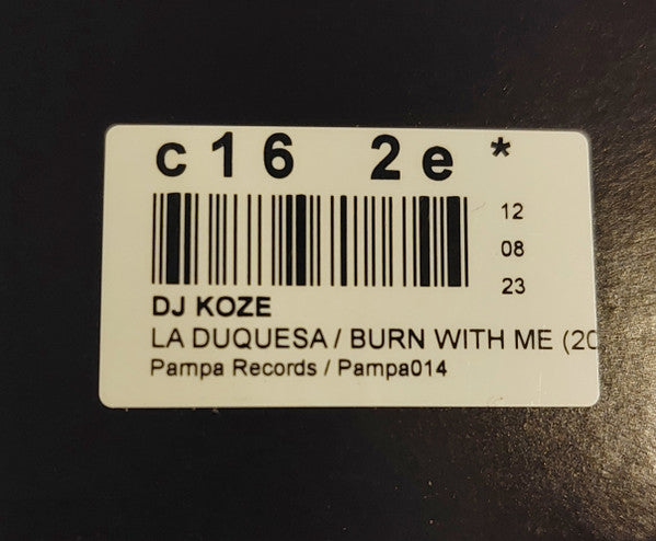 DJ Koze - La Duquesa / Burn With Me | Mint (M) Mint (M)-