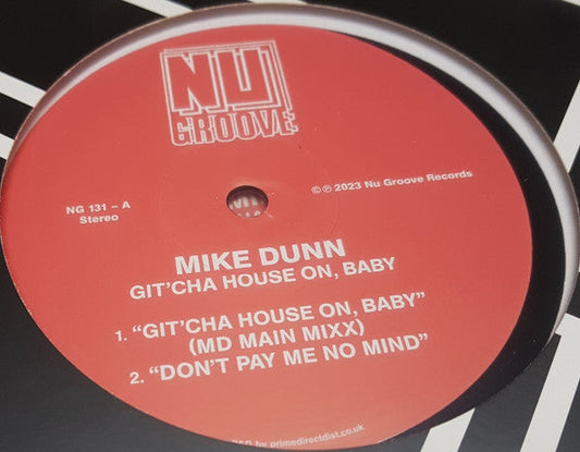 Mike Dunn Git'cha House On, Baby 12" Mint (M) Mint (M)-